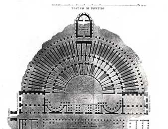 , Plan of the Theater of Pompey